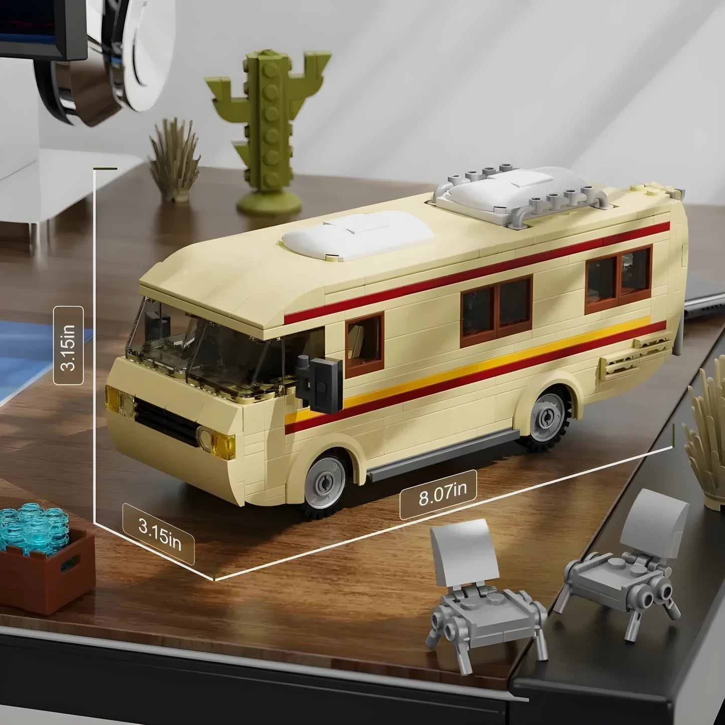 Fleetwood Bounder RV (Breaking Bad) - MiniBrickCars