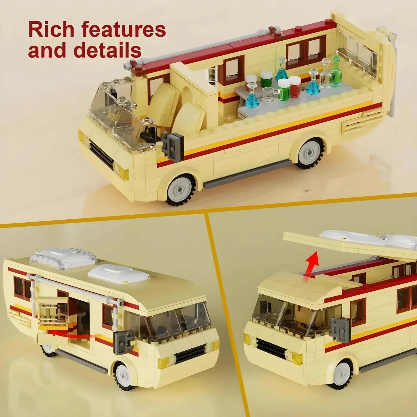 Fleetwood Bounder RV (Breaking Bad) - MiniBrickCars
