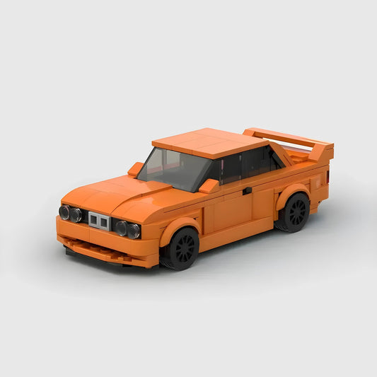 BMW M3 E30 | Orange - MiniBrickCars
