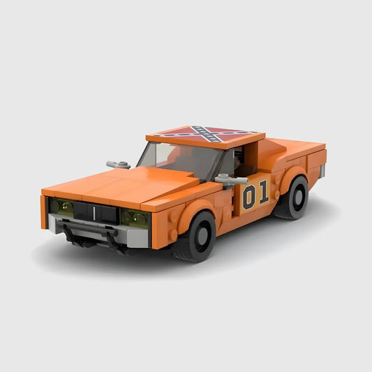 Dodge Charger (Duke's of Hazzard) - MiniBrickCars