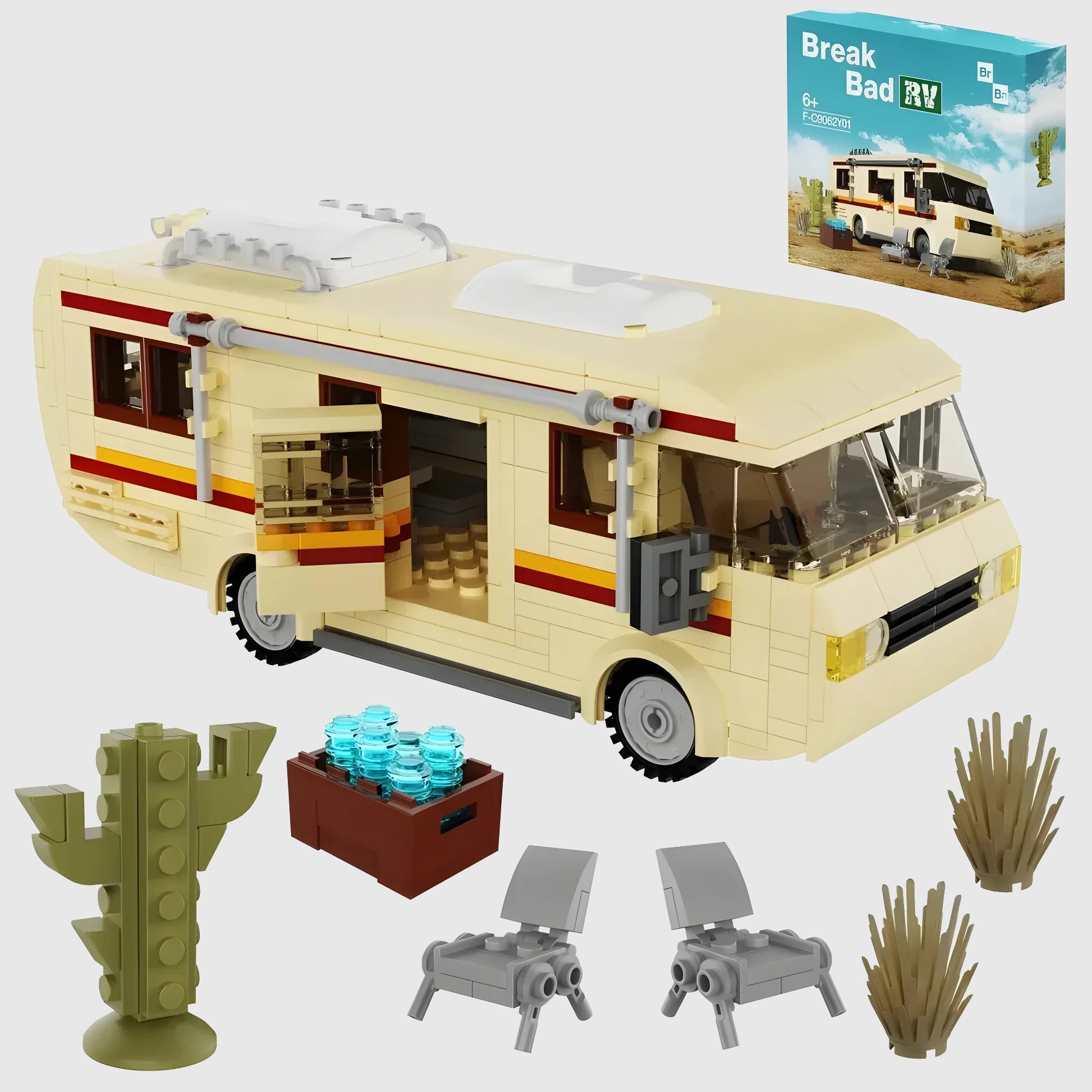 Fleetwood Bounder RV (Breaking Bad) - MiniBrickCars
