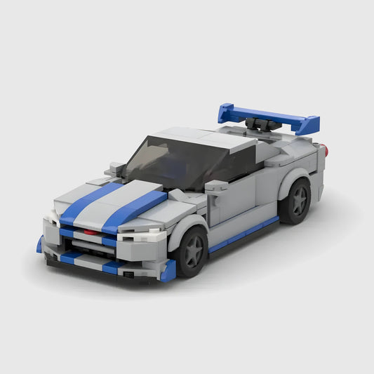 Nissan Skyline GTR R34 (F&F Edition) - MiniBrickCars